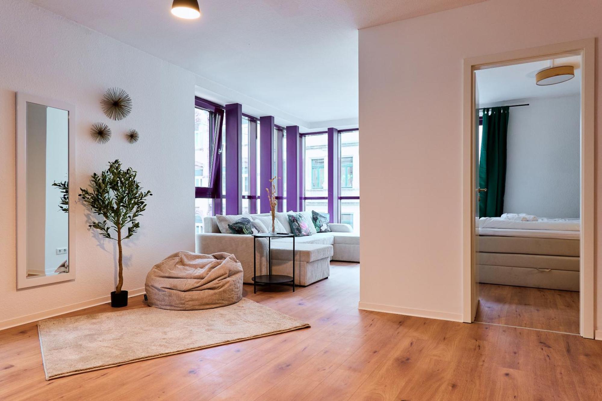 Stylisches Apartment I Fahrstuhl I Bahnhofsnah Erfurt Esterno foto